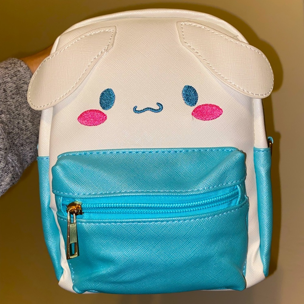 SOLD Kawaii CINNAMOROLL SMALL BACKPACK & CROSS BODY PURSE . BRAND NEW